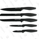 Ginsu Daku Dishwasher Safe Black Coated 5-Piece Prep Set | $15 | SideDeal